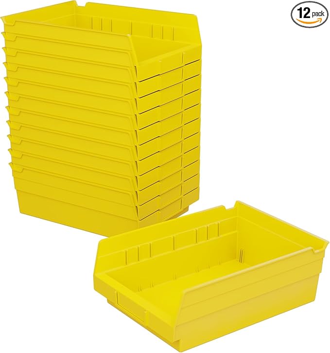 Akro-Mils 30150 Plastic Shelf Bins, Heavy Duty Storage Bins by Akro-Mils