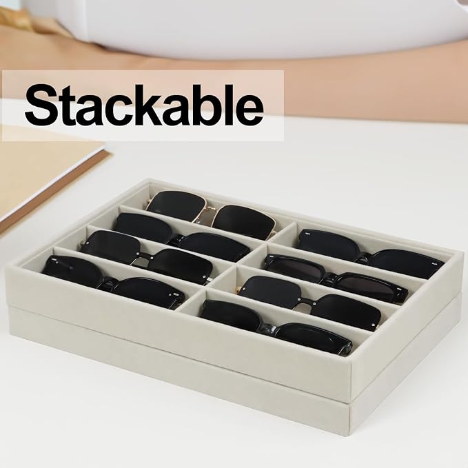 Large Velvet Sunglasses Storage Organizers Jewelry Organizer, Velvet Jewelry - Image 5