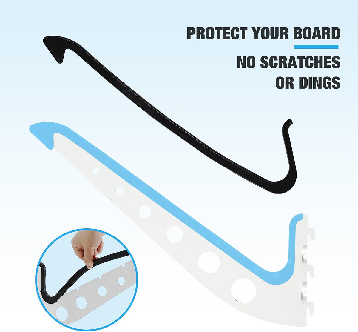 Multi Board Surf Rack Wall Mount for Surfboard, Wakeboard, Snowboard