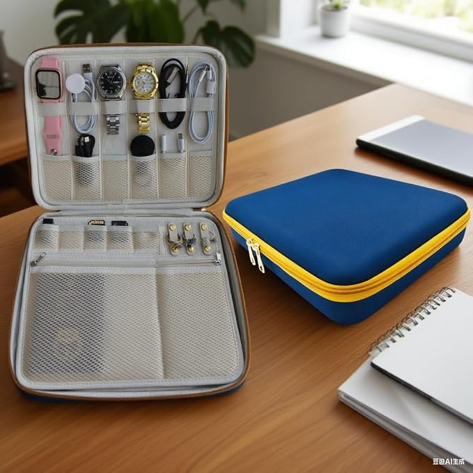 Essential Electronics Travel Organizer Case, Tech Accessories Travel Pouch - Image 7