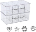2 Pack Cookie Cutter Tool Storage Box, Cake Decorating Supplies Storage by Unknown