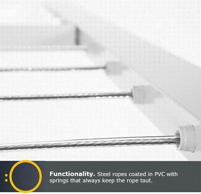 XL Ceiling Mounted Drying Rack – Heavy-Duty Pulley Clothesline - Image 6