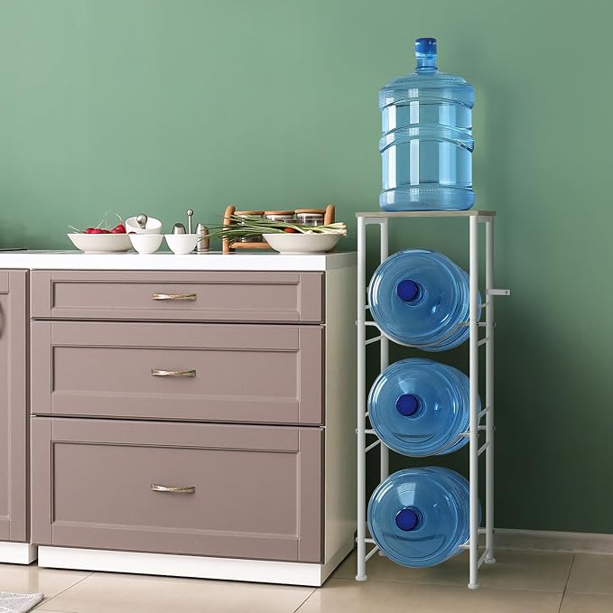 OYEAL Water Bottle Storage Holder 5 Gallon Drink Dispenser Stand - Image 7