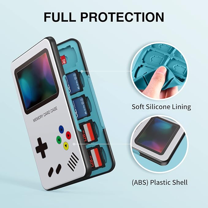 HEIYING SD Card Holder for SD/TF Cards, Portable Memory Card Storage Case - Image 5