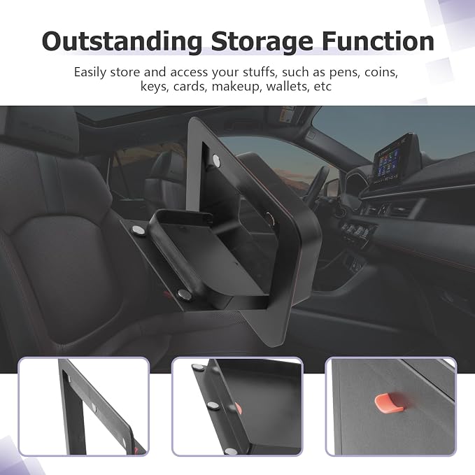 LUWU Center Console Hidden Box Organizer Compatible - Image 3