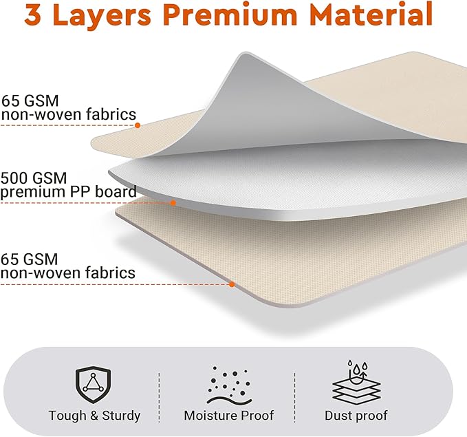 6 Pack Bed Sheet Closet Organizers and Storage, Sturdy Foldable Storage - Image 3