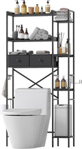 Over The Toilet Storage Rack, 7-Tier Over Toilet Bathroom Organizer by Suuiwau