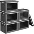 Stackable Storage Bins with Lids by Homsorout