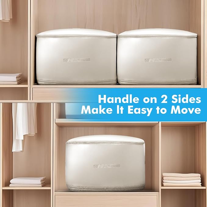 Comforter Storage Bag-Ultra Space Saving Large Self Compression Organizer - Image 7