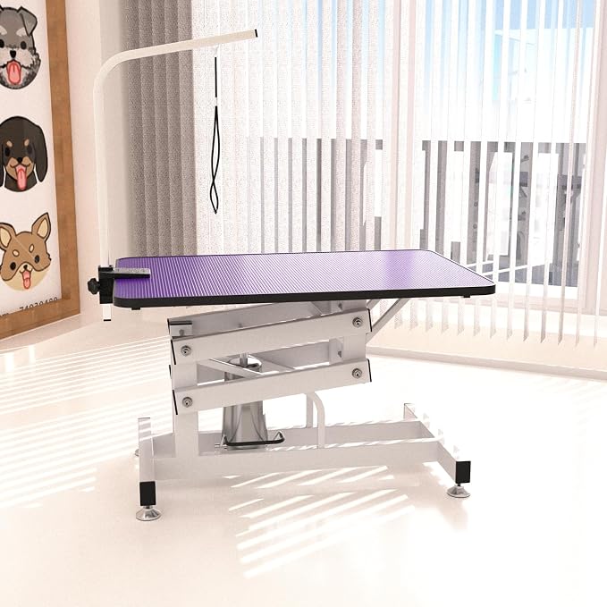 Hydraulic Dog Pet Grooming Table, 42 Inch Heavy Duty Z Lift Structure - Image 7