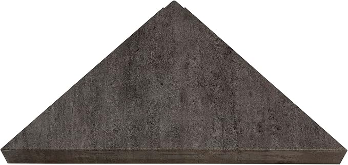 Palisade Vinyl Waterproof Corner Shower Shelf in Ashen Slate - Image 4