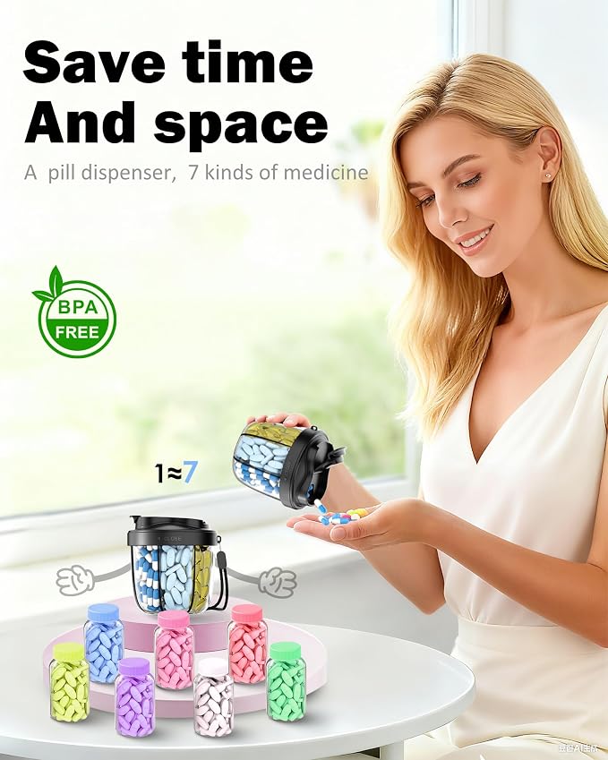 Cute Pill Organizer, Pill Dispenser - Image 6