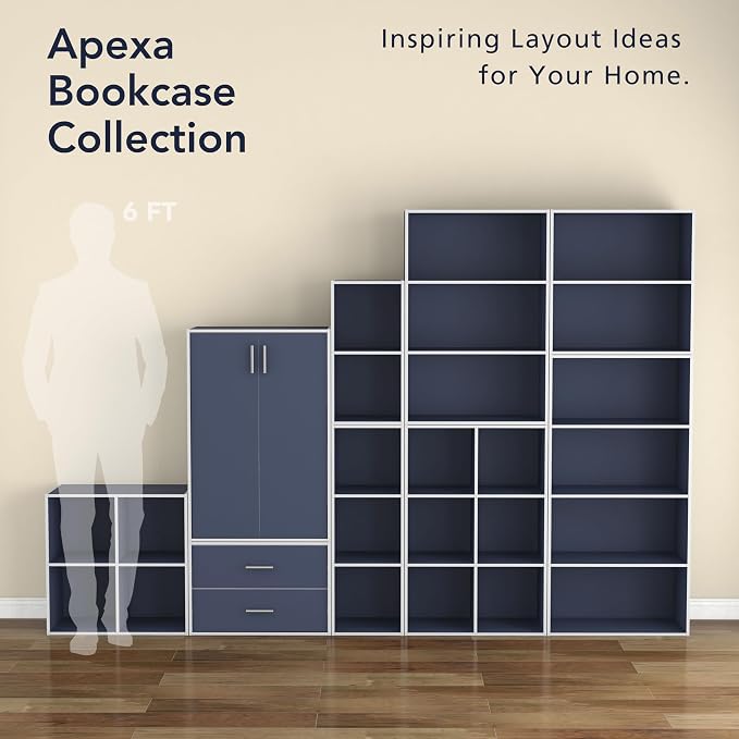 Homes: Inside + Out Apexa 2-Drawer Wooden Stackable Storage Drawers, Small Food - Image 10