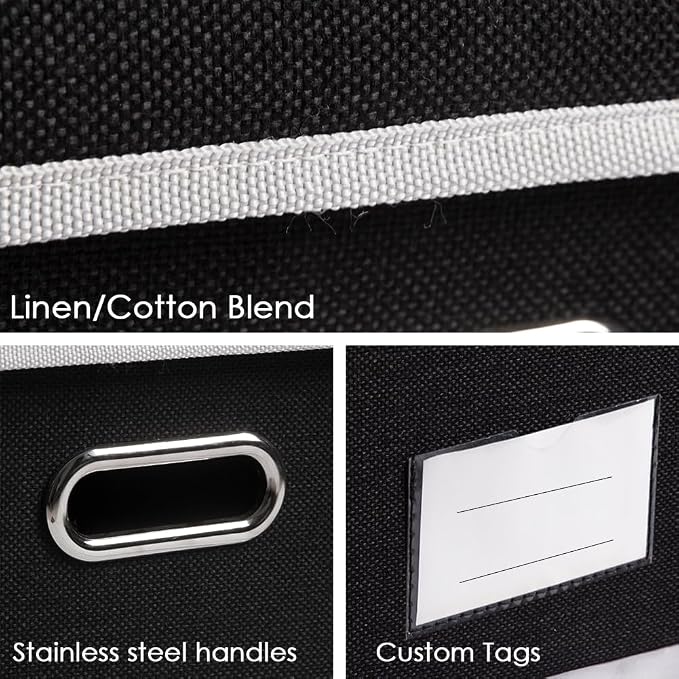 PRANDOM Extra Large Collapsible Storage Bins - Image 7