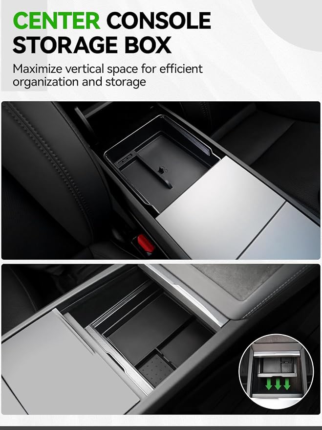 7PCS Center Console Organizer Tray - Image 8