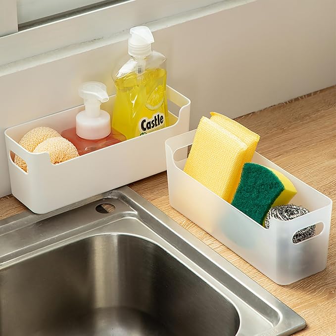 3 Pcs Kitchen Cabinet Door Organizer, Adhesive Mount Inside Cabinet Door Storage - Image 4