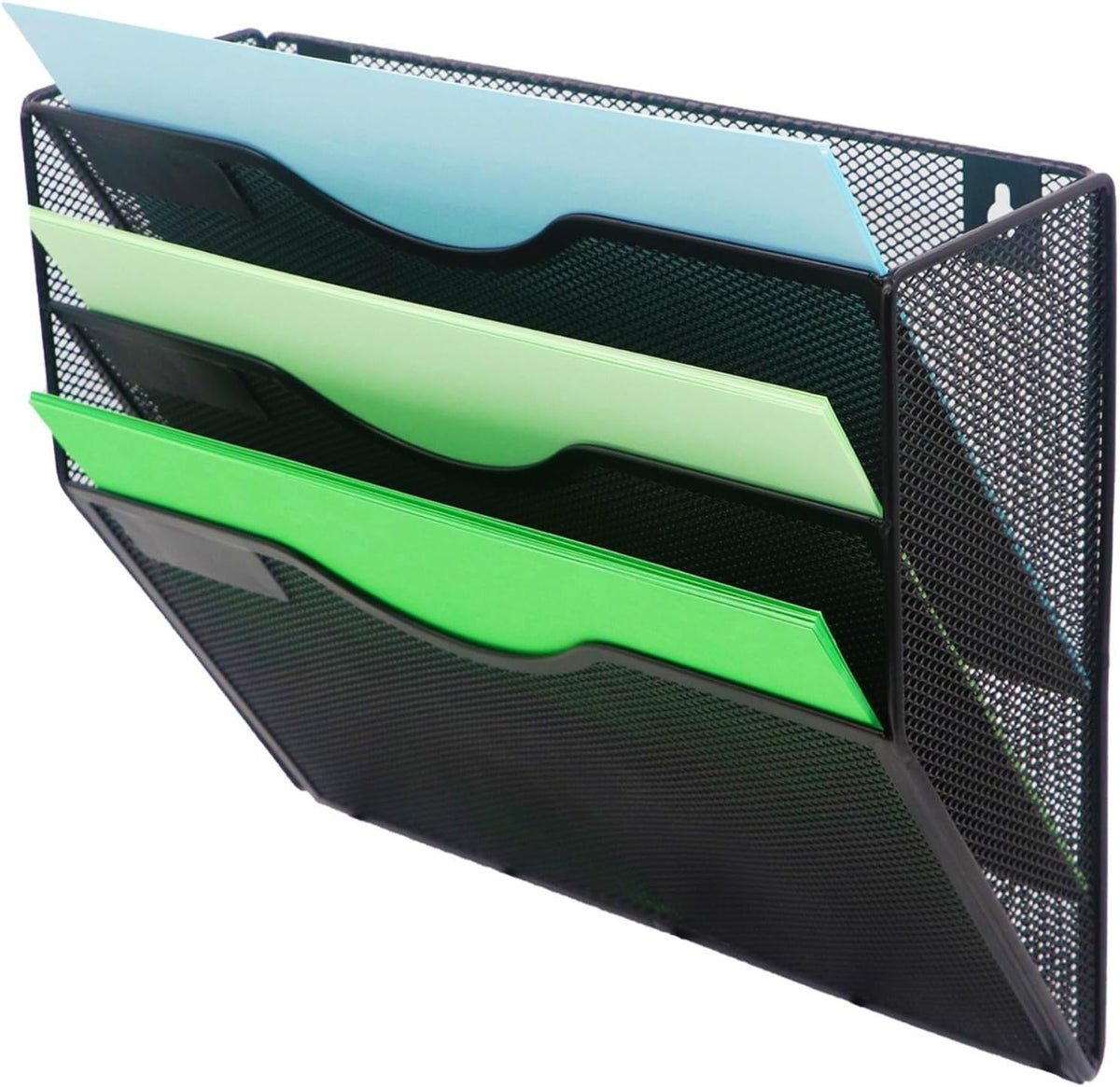 Kuntine.B Wall File Organizer Office Hanging Magazine Holder Wall File