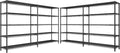 REIBII 73''W Storage Shelves Load 1650 LBS Metal Shelving 5-Tier Adjustable by REIBII