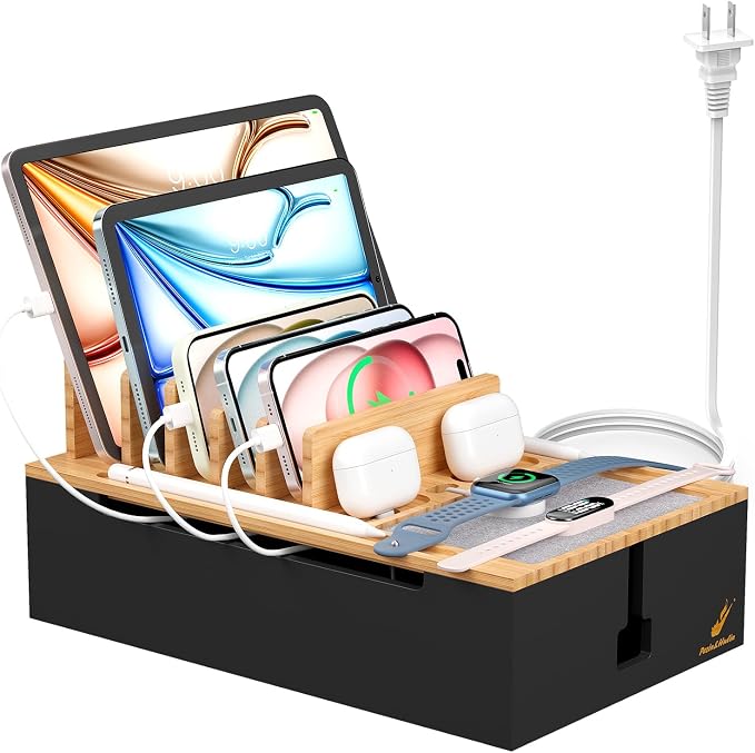Pezin & Hulin Bamboo Charging Station by PezinHulin