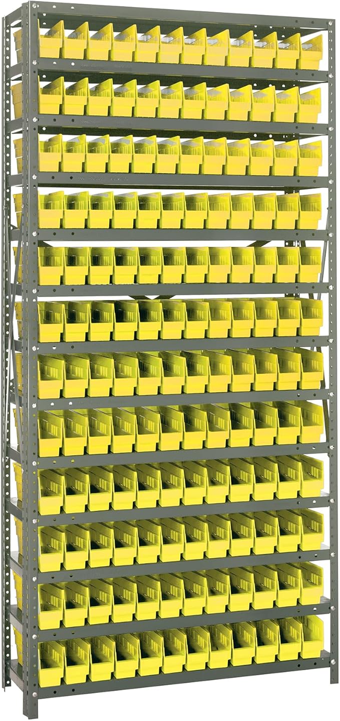Quantum Storage Systems 1275-100YL Solid Heavy Duty 13 Shelves 144 Economy by QuantumStorageSystems