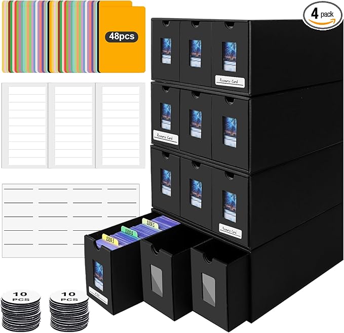 7200+ Card Storage Box, 1300+ Toploader Storage Box by aopule