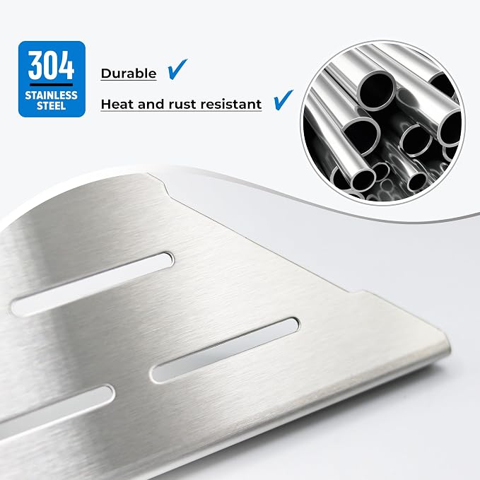 FerdY 2-Pack 10" Brushed Nickel Recessed Corner Shower Shelf, - Image 4