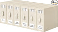 Criusia Bed Sheet Organizers and Storage, 6 Pack Foldable Linen Closet by Criusia