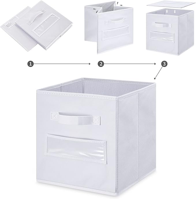 artsdi Fabric storage cubes 11 Inch Cube Storage Bin, cube storage - Image 4