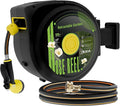 Aokia Retractable Garden Hose Reel, 1/2 in x 100 ft Wall Mounted Heavy Duty by AOKIALLC