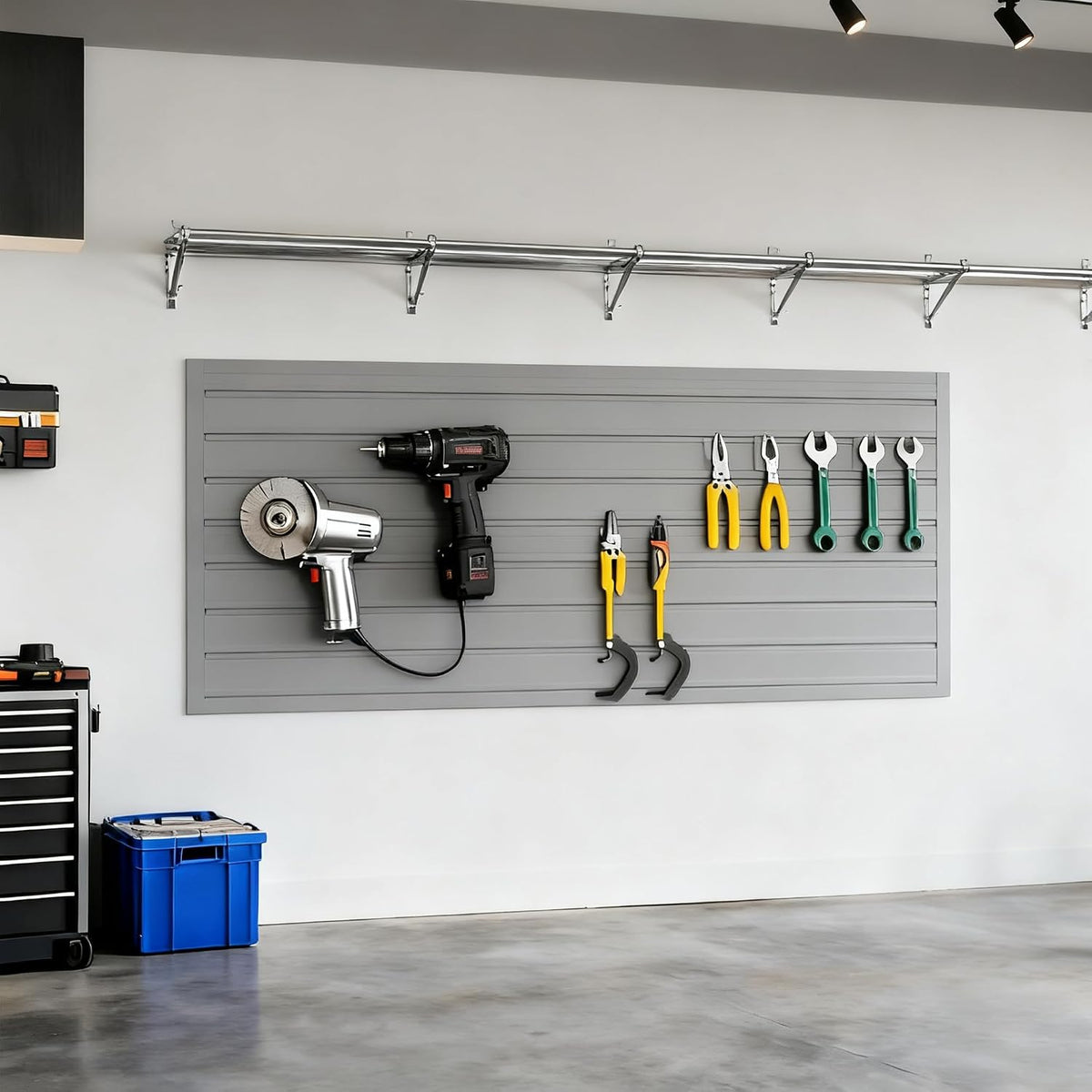 Yuzzy Slat Wall Paneling 2 x 4ft, Garage Slatwall Panel Wall Storage