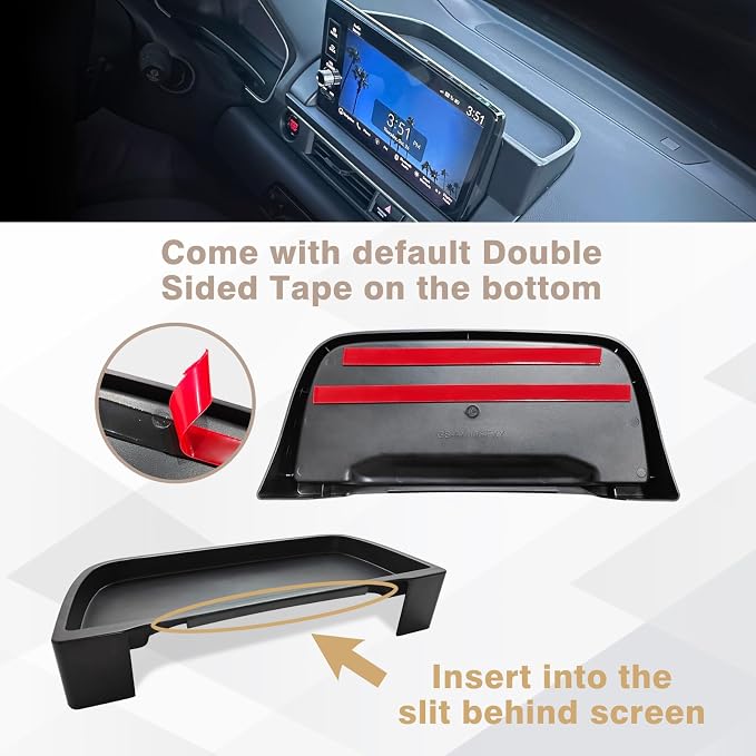 Muslogy for 2025 2024 2023 Pilot Dash Storage Tray Insert Behind Screen Center - Image 4