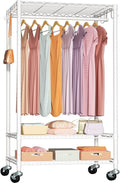FUTASSI P6 Rolling Clothes Rack Heavy Duty, Clothing Racks by FUTASSI