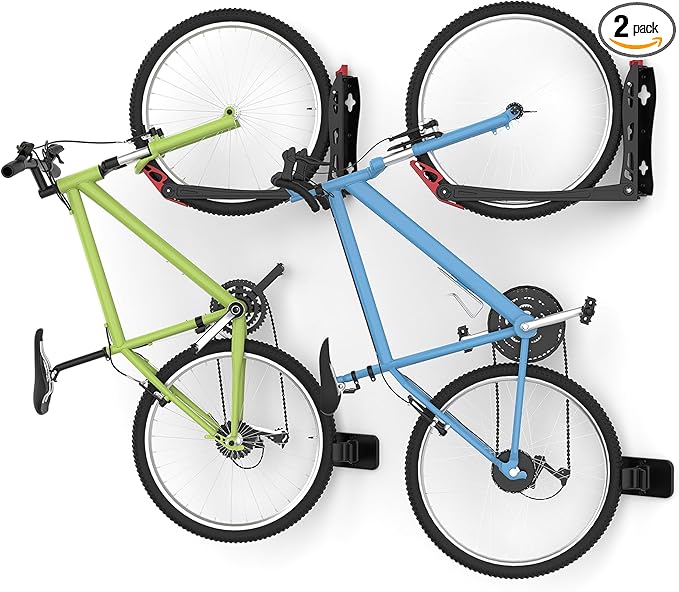 WALMANN BIKEPAL No Lifting Wall Mount Swivel Bike Rack, Vertical Bike Wall by WALMANN