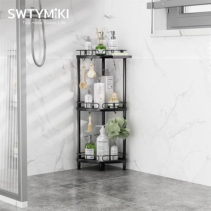 SWTYMIKI Corner Shower Caddy Standing - Image 2
