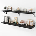 Deep Floating Shelves Wall Mounted, Living Room, Office by Acovy