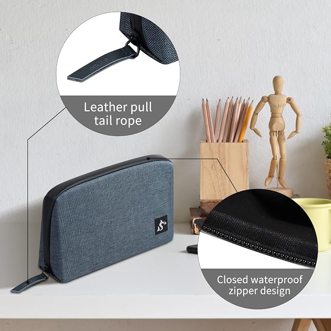 Electronics Organizer Travel Case – Water-resistant Cable Bag - Image 5