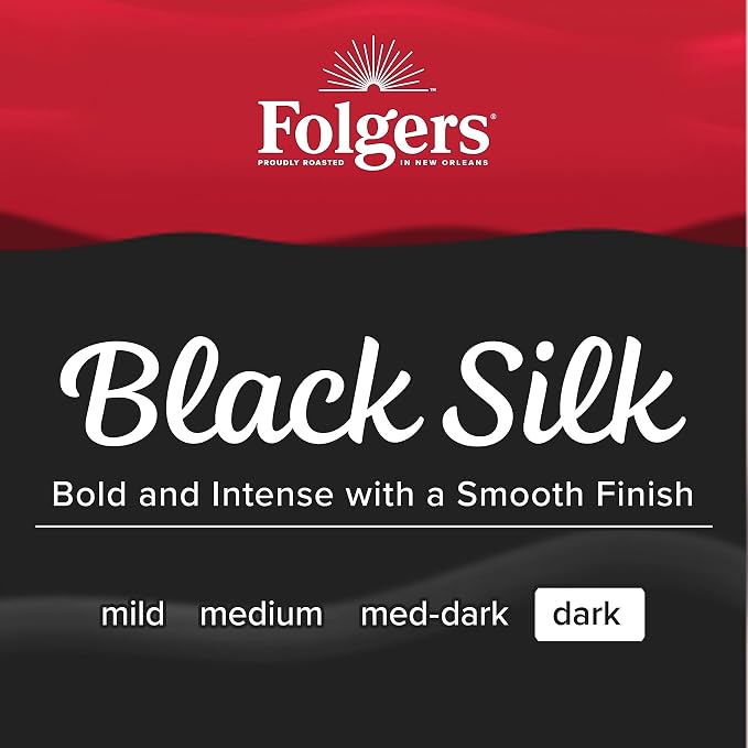 Folgers Black Silk Dark Roast Coffee, 192 Keurig K-Cup Pods - Image 7