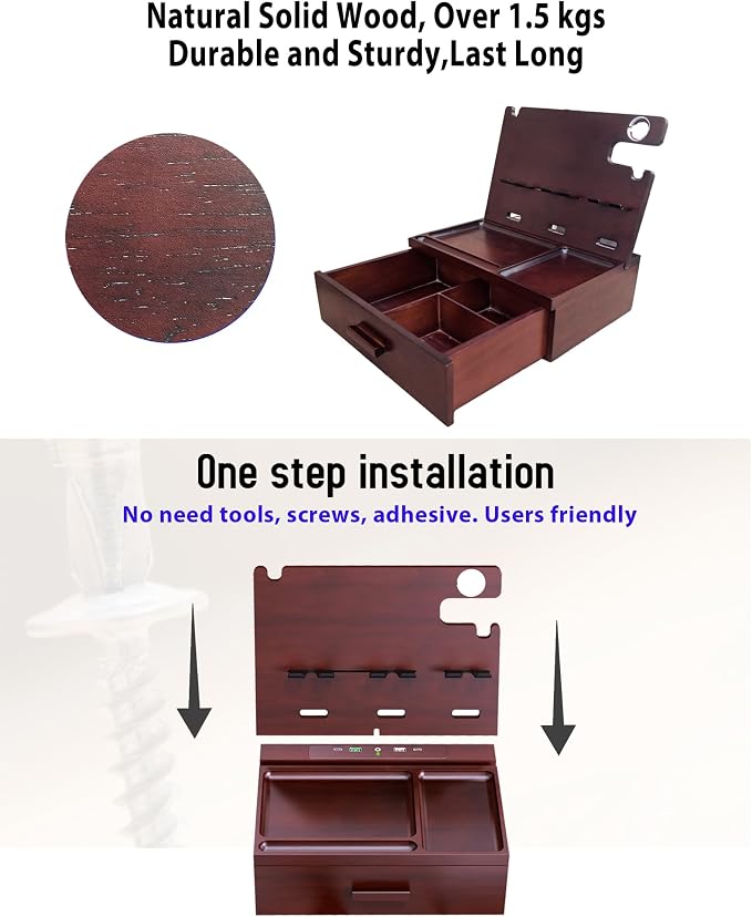 Wood Phone Docking Station - Image 6