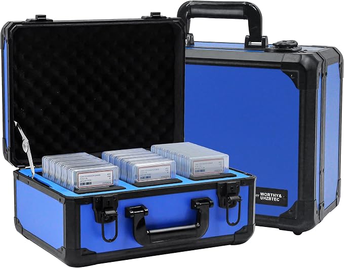 Graded Card Storage Box; Durable Sports, PSA Card Storage Case- Trading Card by UHZBTEC