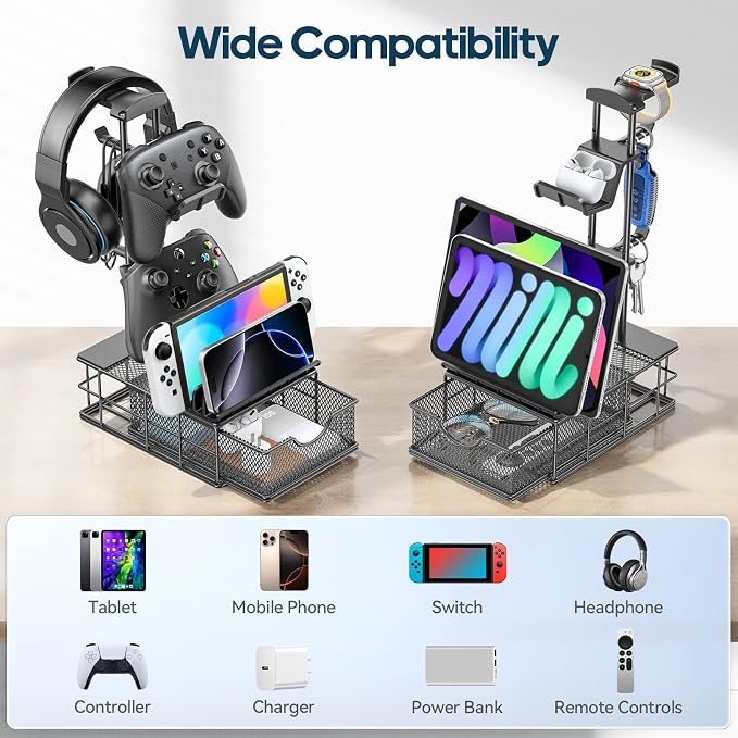 KDD Headphone Stand with Drawer - Image 6