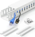 66in Professional Server Rack Cable Management Raceway, H1.4in x W1.6in Cable by ZhiYo