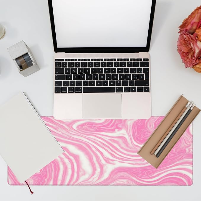 Desk Pad, Flow Liquid Waves Large Gaming Mouse Pad - Image 7