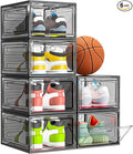 7 code Thicken & Sturdy Clear Shoe Storage Organizer by 7+code