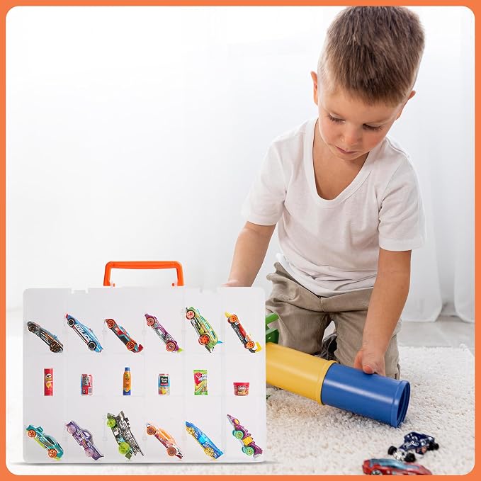 Mini Toy Organizer Box – 48 Compartment Storage Case - Image 6