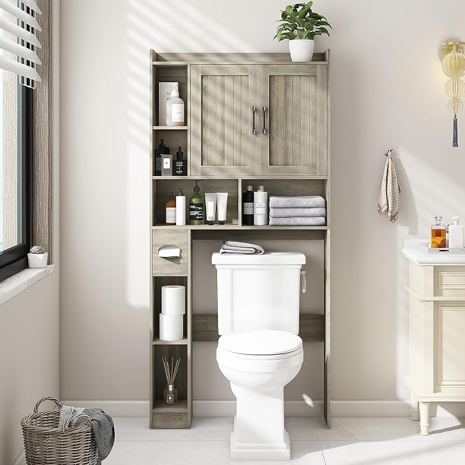 Farmhouse Storage Cabinet Over Toilet by Vabches
