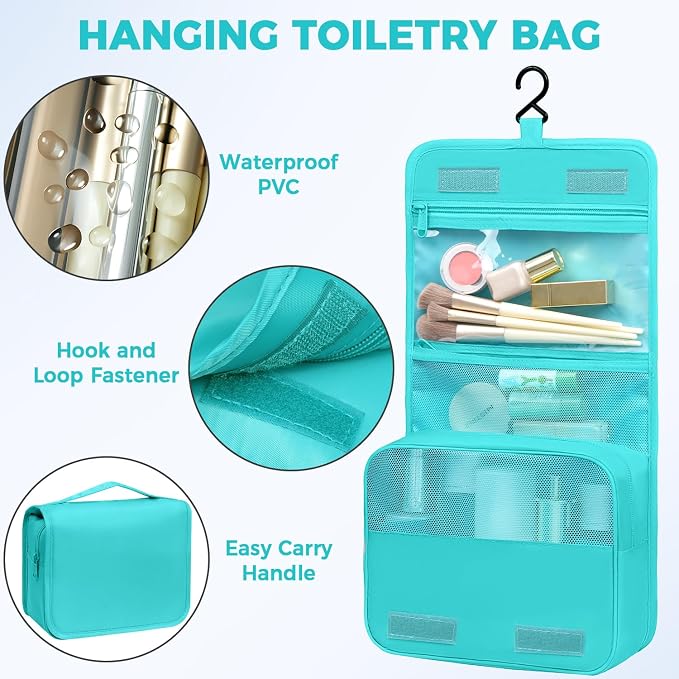BAGAIL 9 Set Packing Cubes Luggage Packing Organizers - Image 5