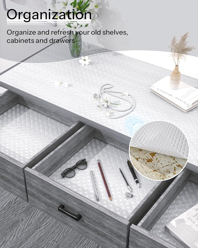 Shelf and Drawer Liner for Kitchen Cabinet, Non-Adhesive 24in x 240in - Image 5
