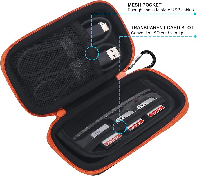 Lacdo Hard Carrying Case for SanDisk Extreme Pro/SanDisk Extreme Portable - Image 4