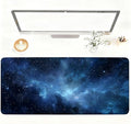 Galaxy Mouse Pad – Large Extended Desk Mat 35.43 x 15.75 in – Deep Space Nebula by LEIWEIHOPE