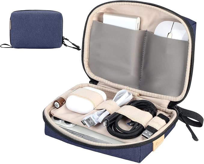 SIMTOP Electronics Organizer Cord Organizer Travel, Small Tech Bag by SIMTOP